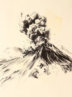 地质运动火山喷发