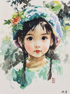 水彩人物画