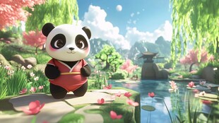 游戏中的熊猫