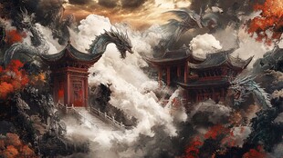 古风仙境天上宫阙