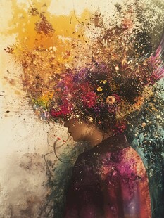 艺术气息的女孩