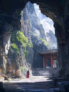 古风场景概念图