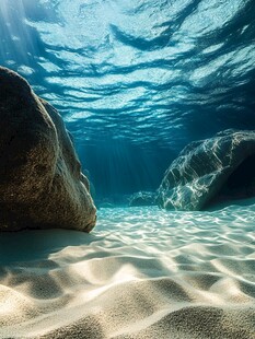 梦幻水底砂石