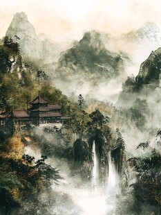 高清古风山水