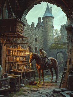 中世纪西方人生活场景