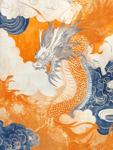 龙年插画手绘