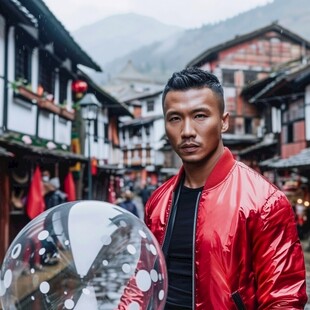 帅气纳西族小哥