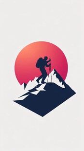 登山logo设计