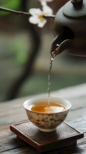 茶道品茶喝茶饮茶茶花