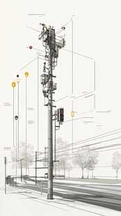 智慧路灯设计效果图