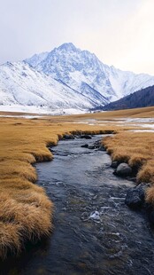 独库那溪流