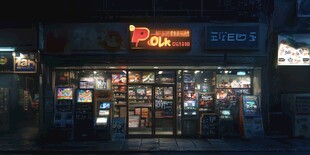 夜晚便利店