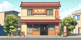 路边拉面店