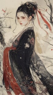 古风女插画