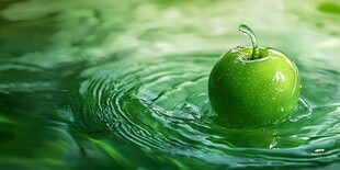 带雨水的青枣