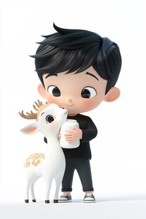 开心小鹿医生形象