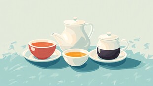 茶具插画