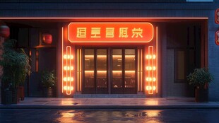 采耳店门头设计