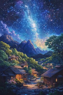 星河梦境装饰画