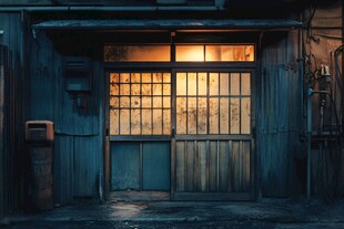 日本街道建筑内景