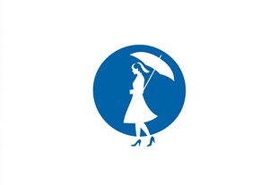 雨衣雨伞logo