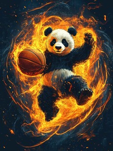 篮球熊猫