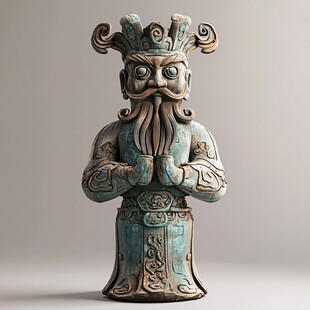 兽首流嵌松石铜匜