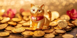 黄金招财猫