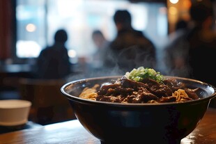 火山牛肉丼