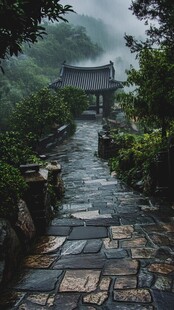 雨后珏山