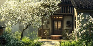 梅花诗屋场景复原