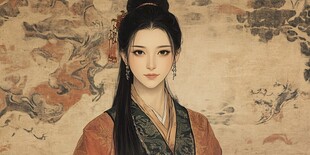 鼠绘古代美女