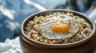 鸡蛋炒饭秘制炒饭美食