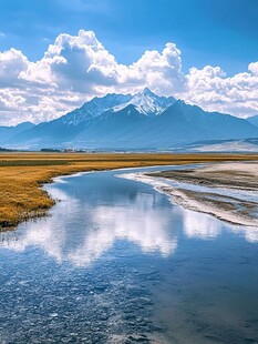 高山湖泊赛里木