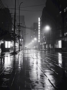 都市雨夜