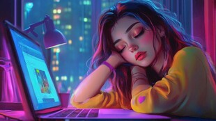 人物情绪插画
