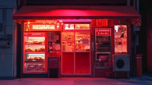 夜晚便利店