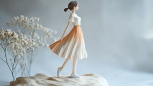 少女摆件