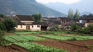 秦岭深山村庄