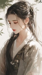 古风插画汉服美女插画