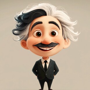 卡通写实漫画人物