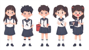 小学生人物设计