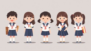 小学生人物设计