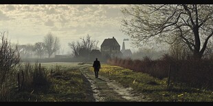 电影质感风景画