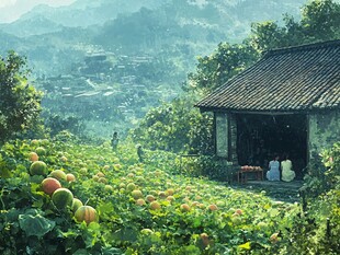 莲花柿海