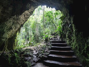 步道山洞