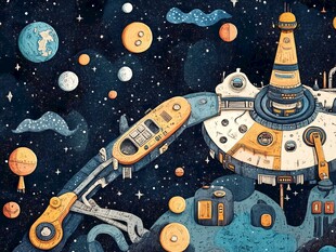 天府智能创享中心插画