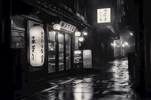 夜景梅雨季