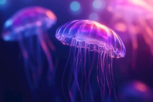 海洋生物梦幻水母