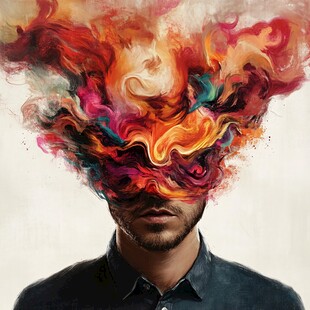 创意酷炫特效晕染印刷